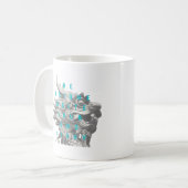 Mug Citations de motivation Texte moderne et positif (Devant gauche)