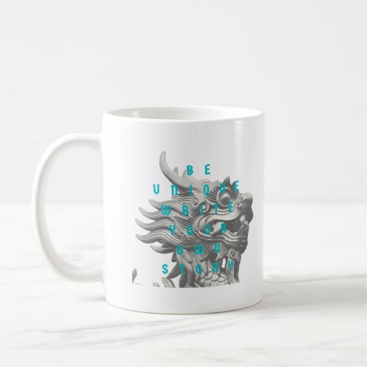 Mug Citations de motivation Texte moderne et positif (Gauche)