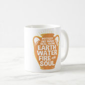 Mug Citations de porte-pot en céramique Poterie (Devant droit)
