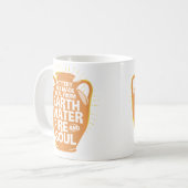 Mug Citations de porte-pot en céramique Poterie (Devant gauche)