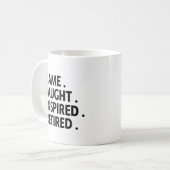Mug Citations de retraite des enseignants retraités Ca (Devant gauche)