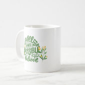 Mug Citations de signification verte (Devant gauche)