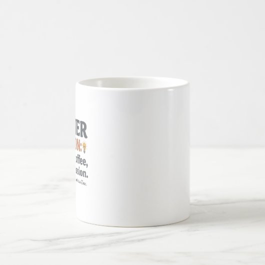 Mug Citations de style Enseignant Mode Activé (Centre)