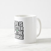 Mug Citations de texte de retraite de golf pour golfeu (Devant droit)