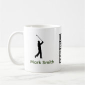 Mug Citations de texte de retraite de golf pour golfeu (Gauche)