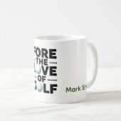 Mug Citations de texte de retraite de golf pour golfeu (Devant droit)