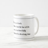 Mug Citations de vie, Mark Twain dit, Calligraphie (Devant droit)