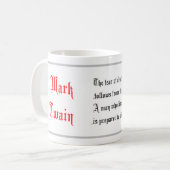 Mug Citations de vie, Mark Twain dit, Calligraphie (Devant gauche)