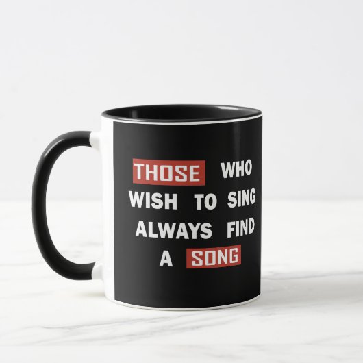 Mug Citations de vie motivante (Gauche)