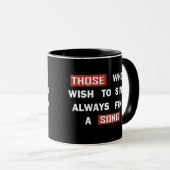 Mug Citations de vie motivante (Devant droit)