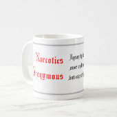 Mug Citations De Vie, Narcotiques Anonymes, Calligraph (Devant gauche)