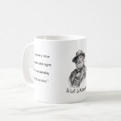 Mug Citations de Walt Whitman pour la vie (Devant gauche)
