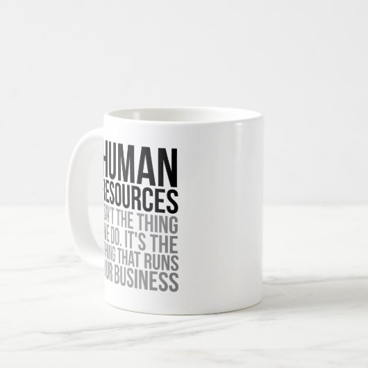 Mug Citations des ressources humaines (Devant gauche)