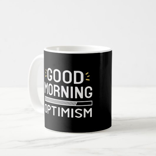 Mug Citations d'optimisme - Bonne matinée (Devant gauche)