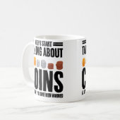 Mug Citations drôles de collection de pièces Collectio (Devant gauche)