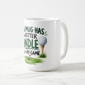 Mug Citations drôles de golf pour golfeur (Devant droit)