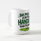 Mug Citations drôles de golf pour golfeur (Devant gauche)