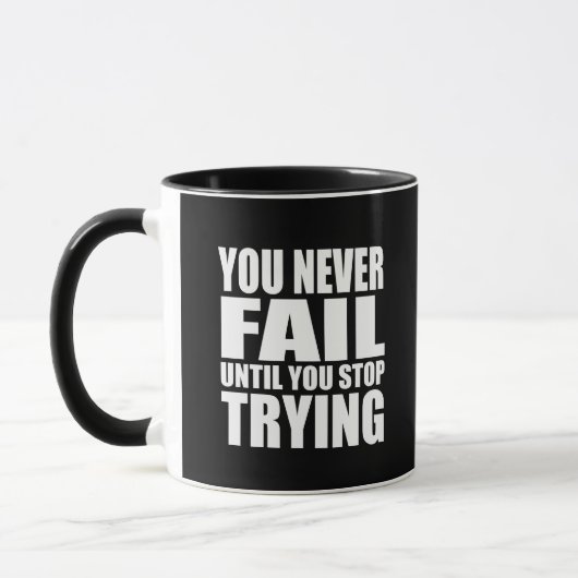 Mug Citations drôles de motivation pour réussir (Gauche)