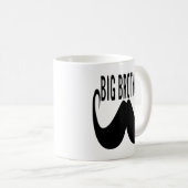 Mug Citations drôles de moustache de frère de (Devant droit)