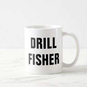 Mug Citations drôles de pêche sur glace Drill Fisher