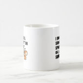 Mug Citations drôles de TDAH Écureuil Courte durée d'a (Centre)