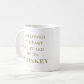 Mug Citations drôles de Whiskey (Devant gauche)