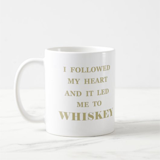 Mug Citations drôles de Whiskey (Gauche)