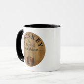 Mug Citations drôles de whisky sur l'alcool (Devant gauche)