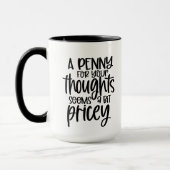 Mug Citations drôles Humour (Gauche)