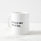 Mug Citations drôles relatives Somnolent (Devant gauche)