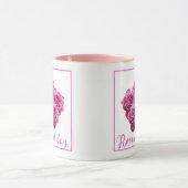 Mug Citations drôles sur les roses et l'amour (Centre)