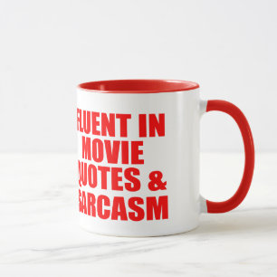 Mug Citations et sarcasme de film