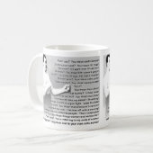Mug Citations excessivement viriles d'homme indiquant (Devant gauche)