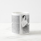 Mug Citations excessivement viriles d'homme indiquant (Centre)
