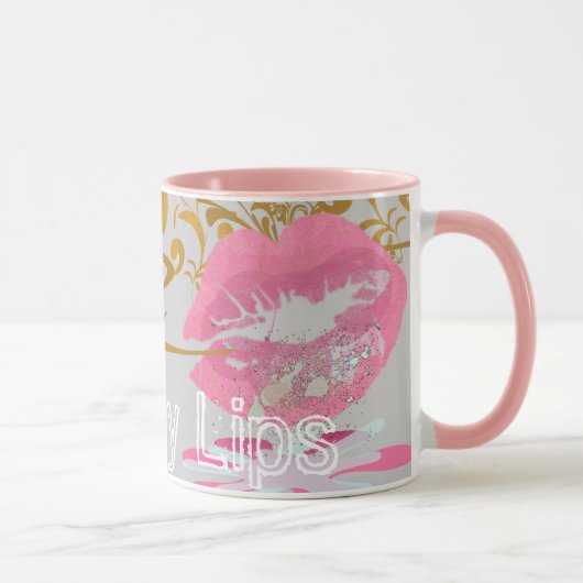 Mug Citations Féministes Drôle Lire Mes lèvres (Droite)