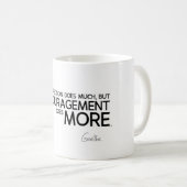 Mug CITATIONS : Goethe - encouragement (Devant droit)