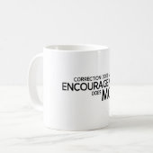 Mug CITATIONS : Goethe - encouragement (Devant gauche)