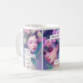 Mug Citations Inspirantes d'Amour Profond Victorien (Devant gauche)