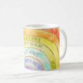 Mug Citations Inspiration Arc-en-ciel (Devant droit)