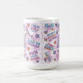 Mug Citations Inspirationnelles Positives Mug, Retro C (Centre)