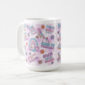 Mug Citations Inspirationnelles Positives Mug, Retro C (Devant gauche)