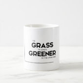 Mug Citations MODERNES : l'herbe est toujours plus (Centre)