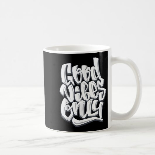 Mug Citations motivationnelles inspirées de Good Vibes (Droite)