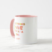 Mug Citations Motivationnelles Personnalisées Cute Ret (Devant gauche)