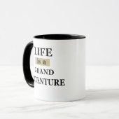 Mug citations motivationnelles sur les paroles de vie (Devant gauche)