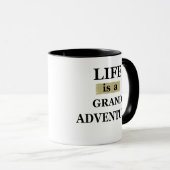 Mug citations motivationnelles sur les paroles de vie (Devant droit)