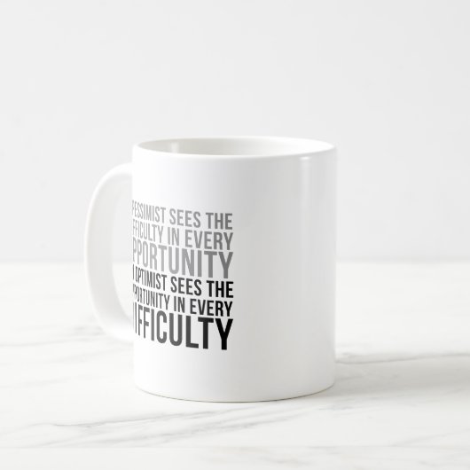 Mug Citations optimistes (Devant gauche)
