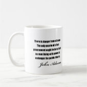Mug Citations politiques par John Adams (Gauche)