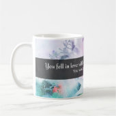 Mug Citations pour inspirer : Embrassez l'amour et la  (Gauche)