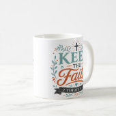 Mug Citations Religieuses Garder La Foi (Devant droit)